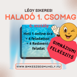 Haladó 1 csomag 6. osztályosoknak
